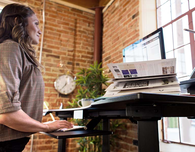 4 Column Standing Desk