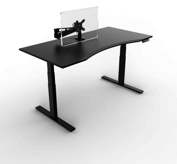 Gaming desk on sale for 2 computers