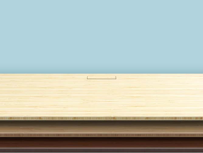 electric standing desk bamboo