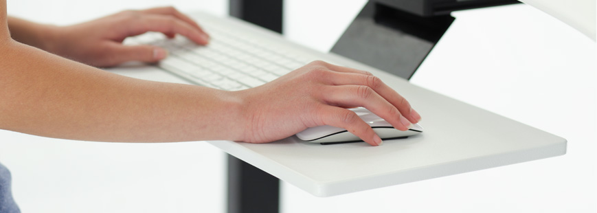 ergo keyboard standing desk option
